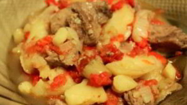 рагу из говядины с картофелем