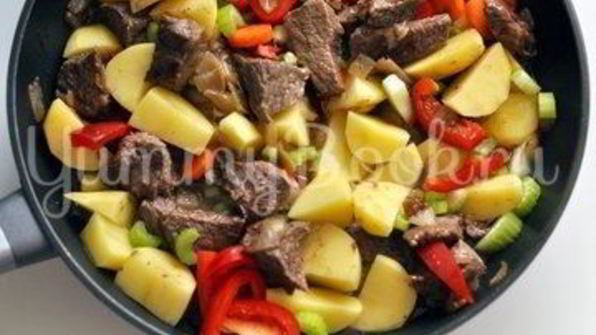 рагу из говядины с овощами