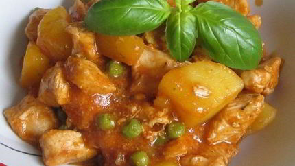 Рагу из картофеля и мяса