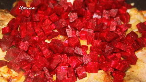 рагу из курицы со свекольным карри