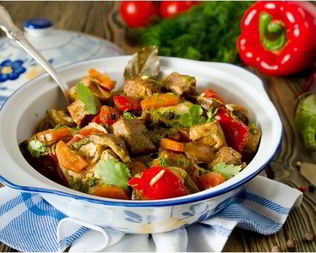 Рагу овощное с мясом