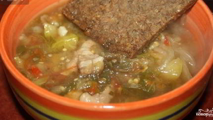 Рагу овощное с телятиной