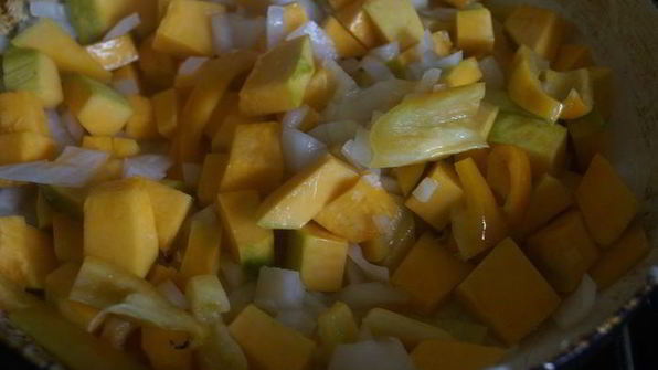 рагу с тыквой осенние краски