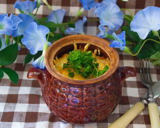 Рагу в горшочках с мясом