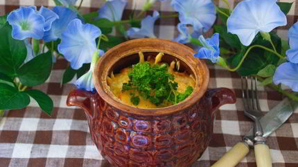 Рагу в горшочках с мясом