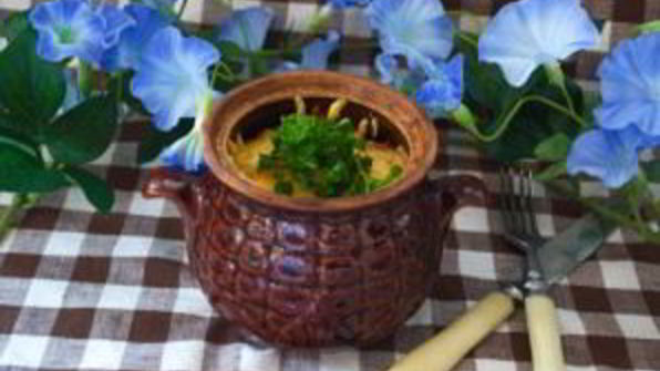 рагу в горшочках с мясом