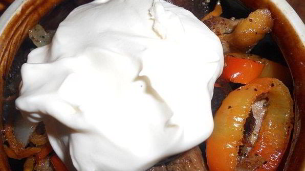 рагу в горшочке с грибами шиитаке