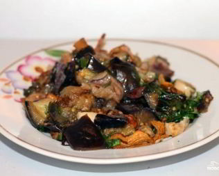 Вегетарианское рагу из баклажанов