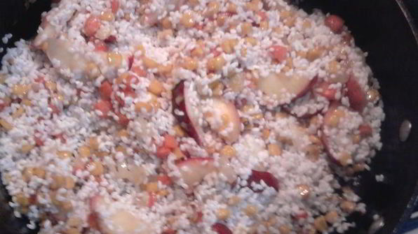 фруктово-овощное ризотто