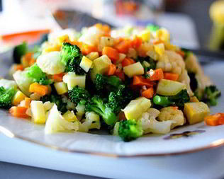 Легкое ризотто с овощами