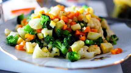 Легкое ризотто с овощами