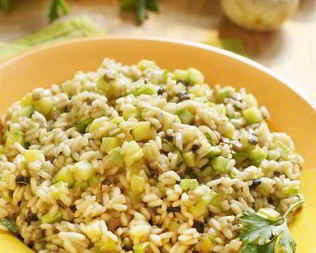 Легкое весеннее ризотто с кабачком