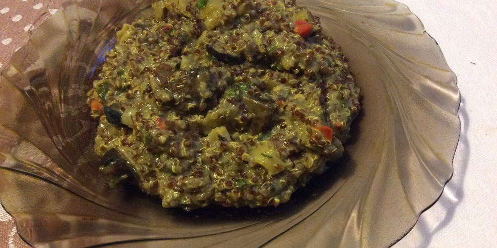 Рецепт ризотто из киноа с лесными грибами