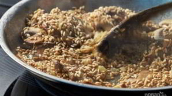 ризотто с белым вином и пармезаном