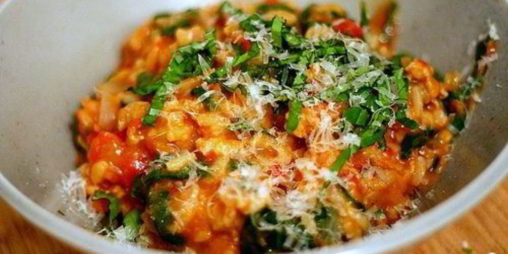 Рецепт ризотто с фаршем