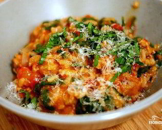 Ризотто с фаршем