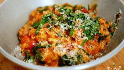 Ризотто с фаршем