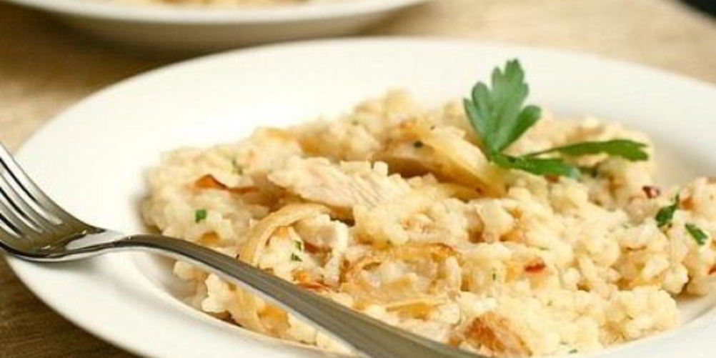 Рецепт ризотто с кальмарами