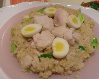 Ризотто с копченой рыбой