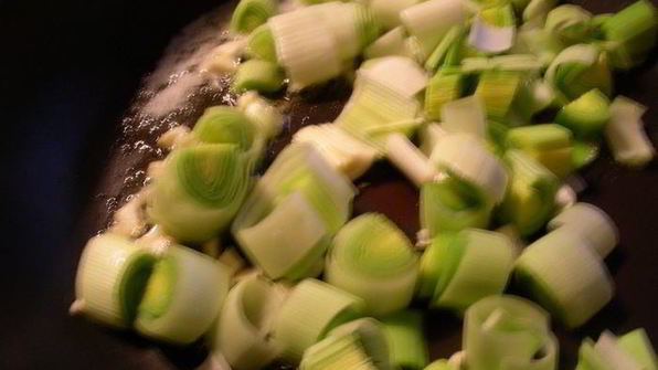 ризотто с копченой рыбой