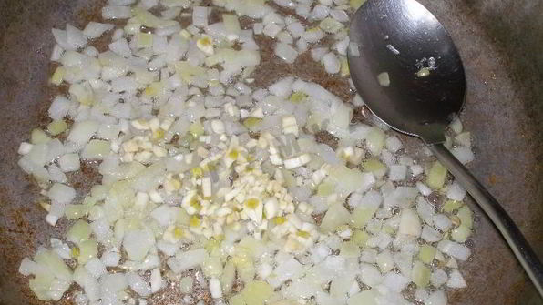 ризотто с курицей и замороженными овощами