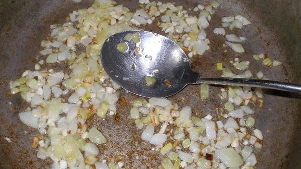 ризотто с курицей и замороженными овощами