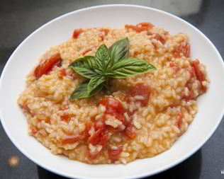 Ризотто с помидорами
