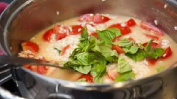 ризотто с помидорами