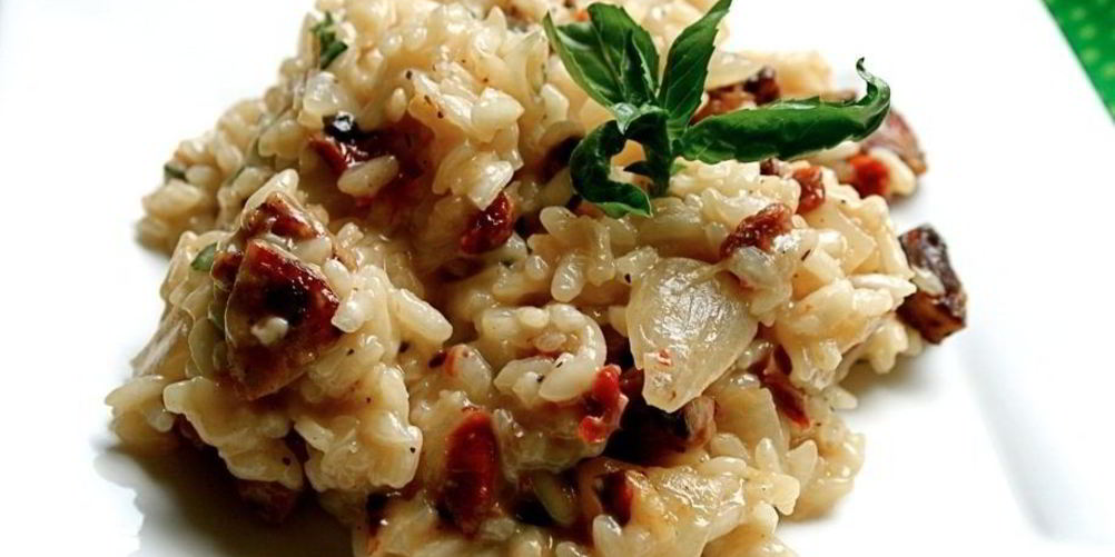 Рецепт ризотто с сосиской