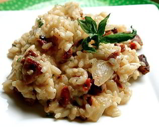 Ризотто с сосиской