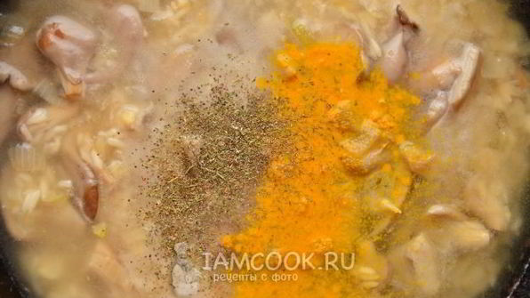 ризотто с вешенками