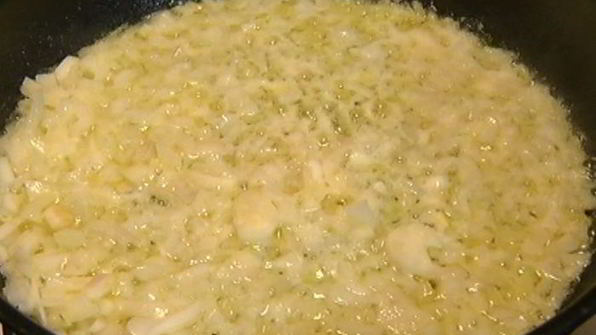 ризотто со спаржей и пармской ветчиной