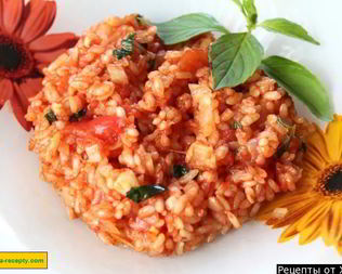 Ризотто томатное