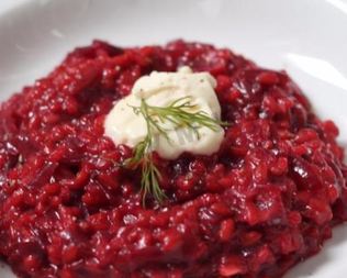 Свекольное ризотто