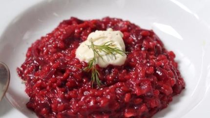 Свекольное ризотто