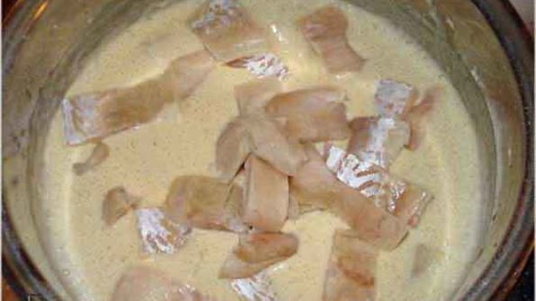 филе хека в кляре