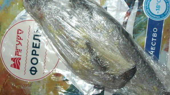 форель в имбирно-лимонном маринаде, запеченная в фольге