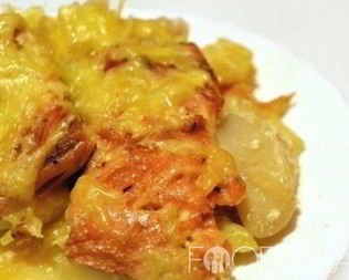 Горбуша с картошкой