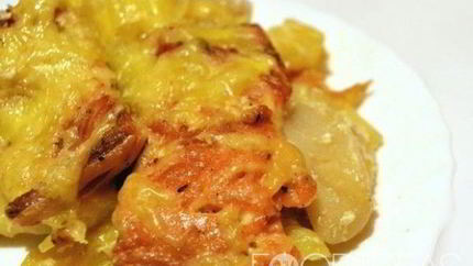 Горбуша с картошкой