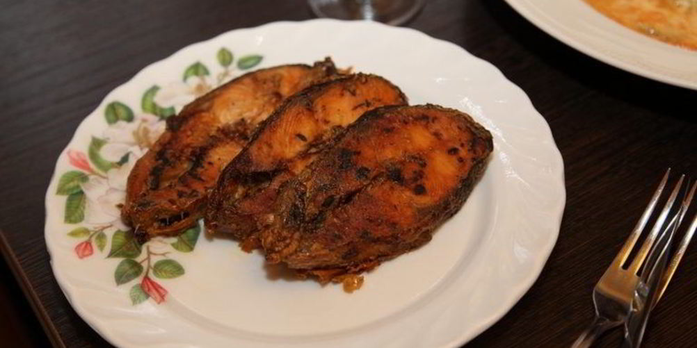 Рецепт горбуши в сливочно-чесночном соусе