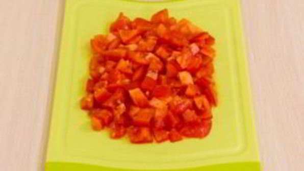 кальмары с рисом и помидорами