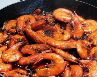Креветки в соево-чесночном соусе