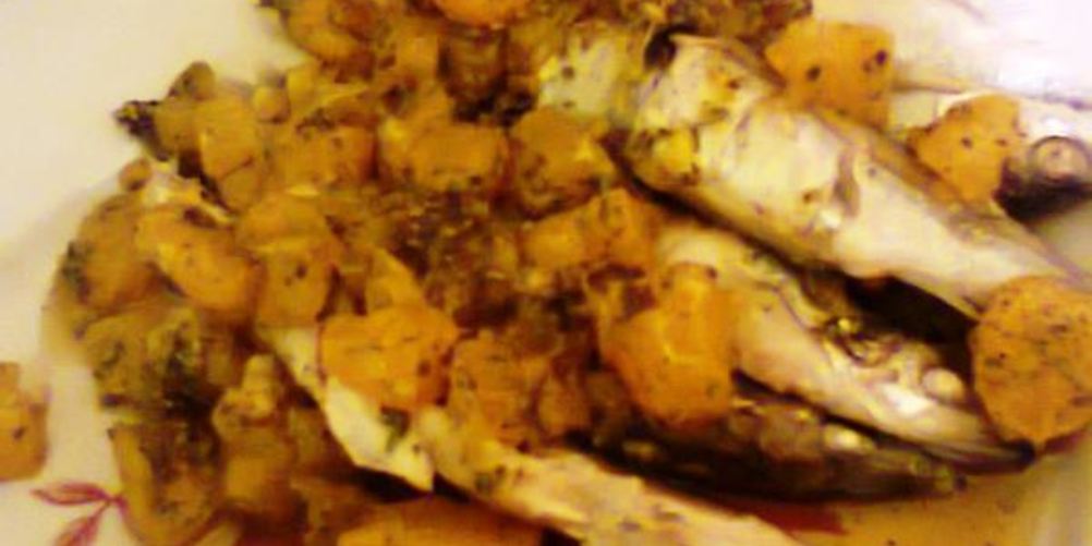 Рецепт мойвы с мандариновой сальсой