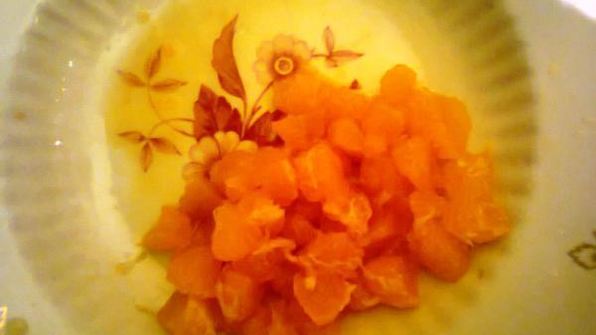 мойва с мандариновой сальсой