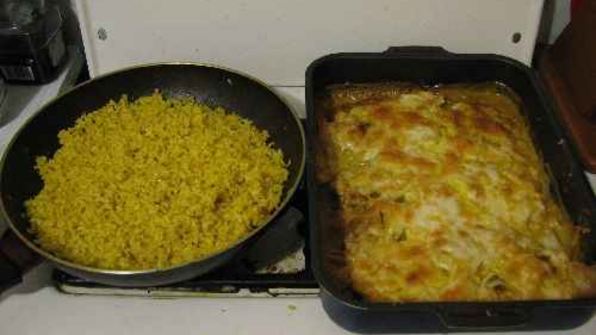 рыба запеченая с рисом-карри