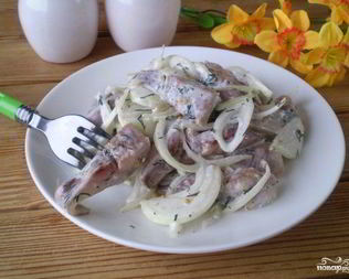 Селедка по-домашнему