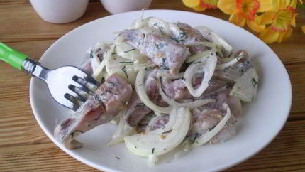 Селедка по-домашнему