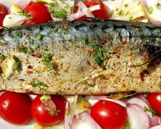 Скумбрия в фольге в духовке