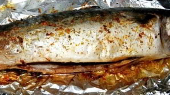 скумбрия в фольге в духовке