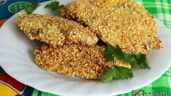 тилапия в хрустящей панировке